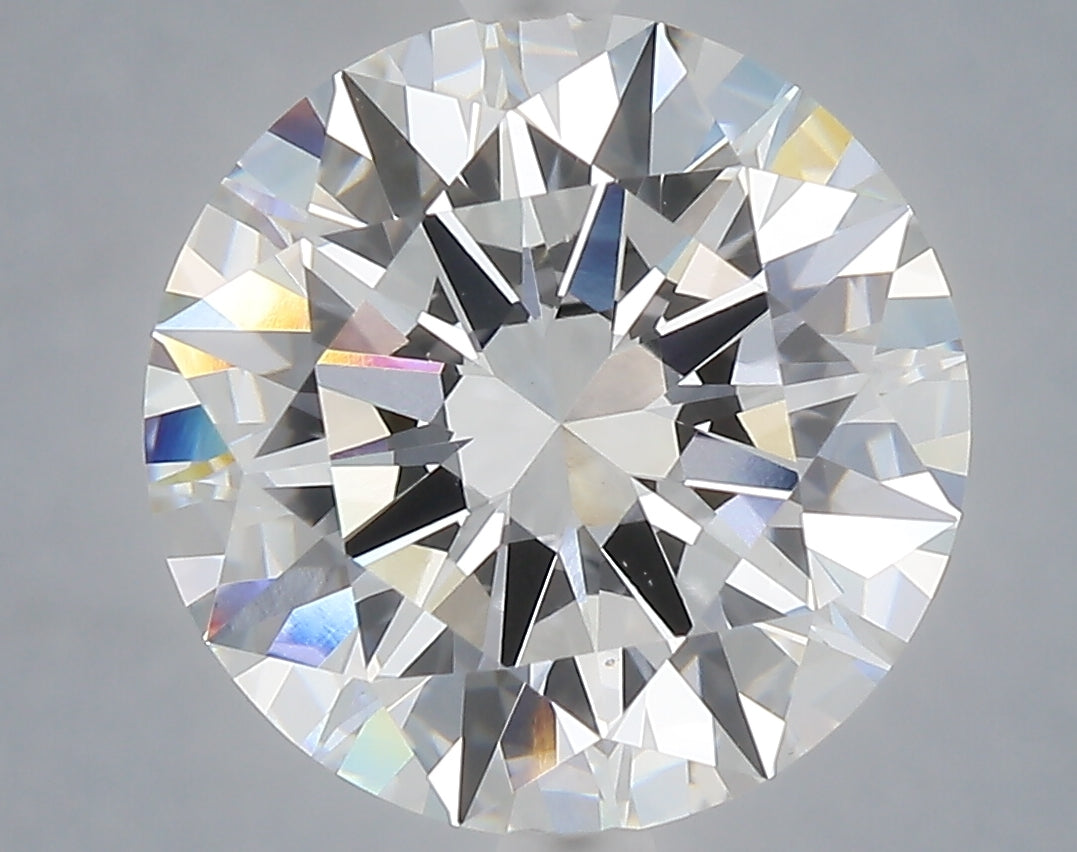 5.10 Carat Round Shaped, Excellent Cut, E Color, VVS2 Clarity, IGI Certified Lab Grown Diamond