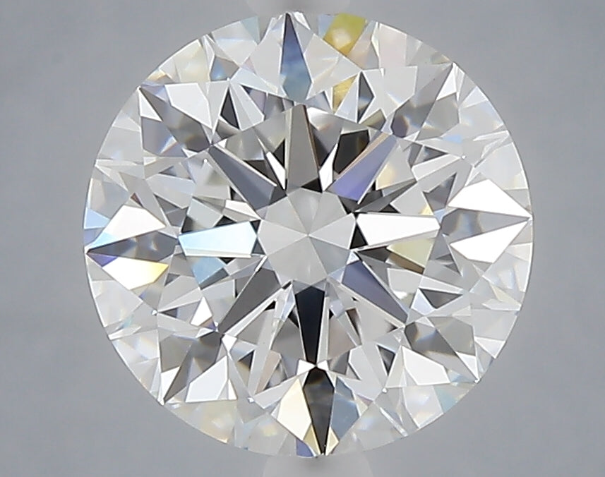 3.05 Carat Round Shaped, Excellent Cut, E Color, VVS2 Clarity, IGI Certified Lab Grown Diamond