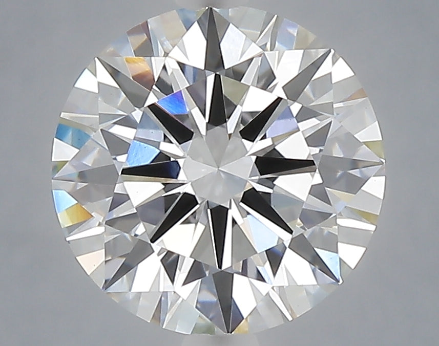 3.09 Carat Round Shaped, Excellent Cut, E Color, VVS2 Clarity, IGI Certified Lab Grown Diamond
