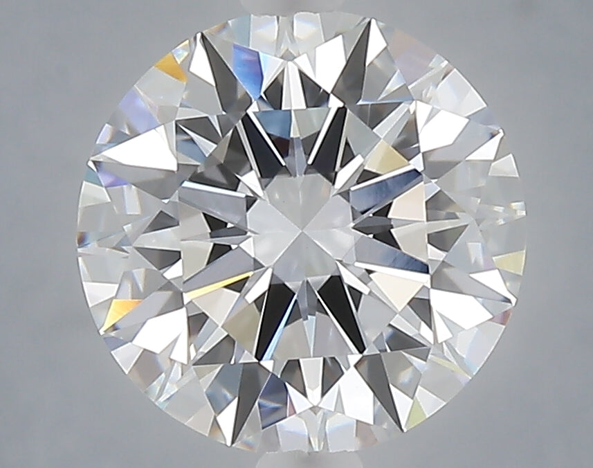 3.04 Carat Round Shaped, Ideal Cut, E Color, VVS2 Clarity, IGI Certified Lab Grown Diamond