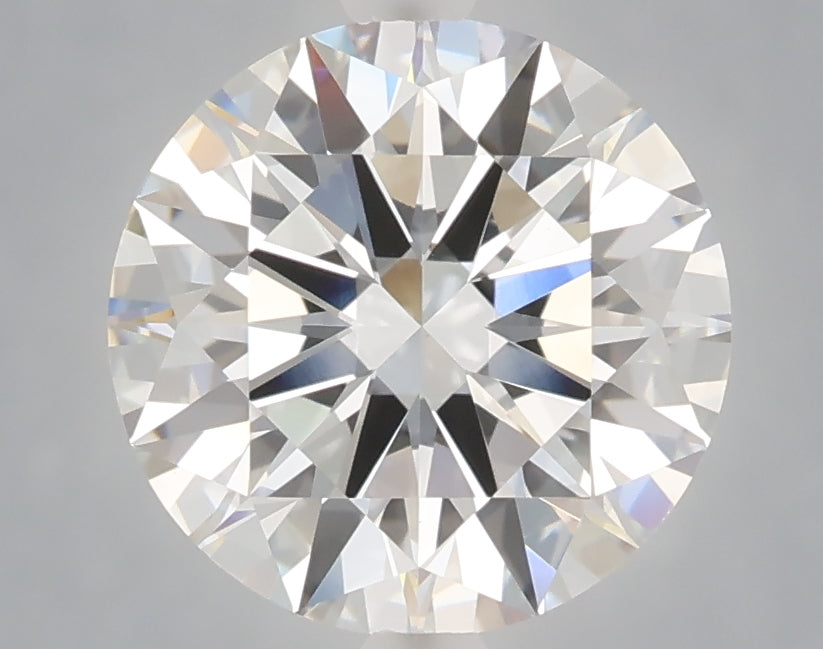 3.05 Carat Round Shaped, Ideal Cut, E Color, VVS2 Clarity, IGI Certified Lab Grown Diamond