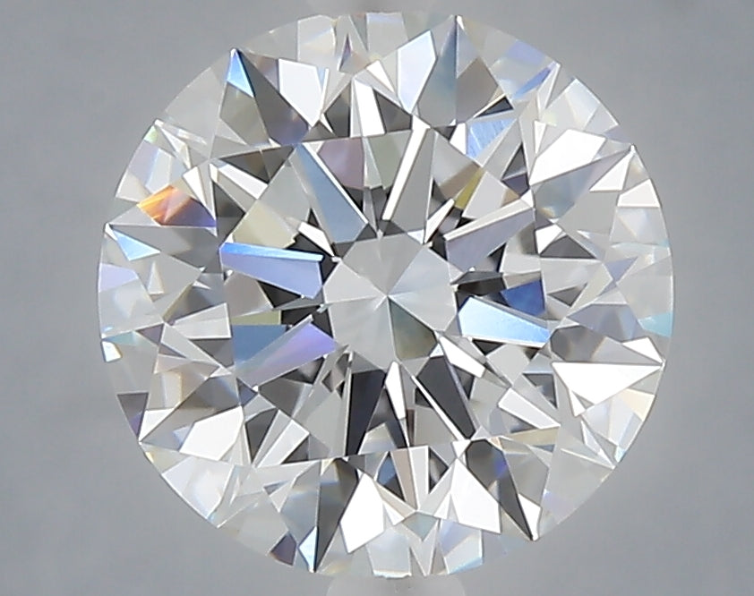 3.06 Carat Round Shaped, Ideal Cut, E Color, VVS2 Clarity, IGI Certified Lab Grown Diamond