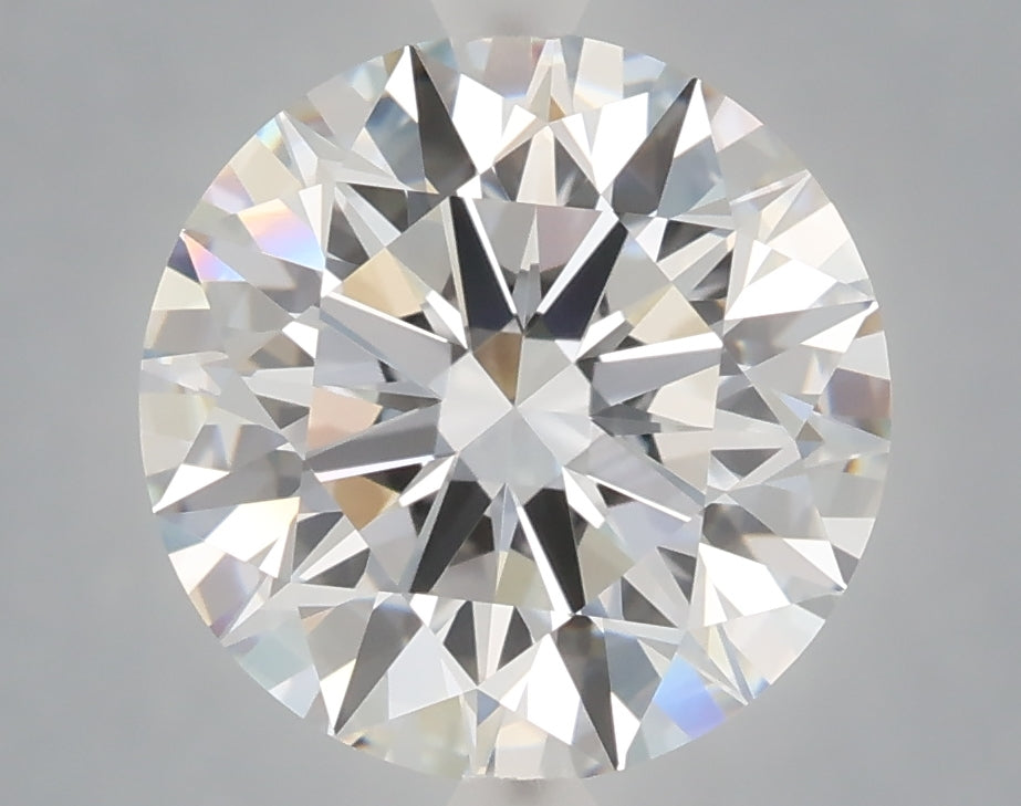 4.06 Carat Round Shaped, Ideal Cut, E Color, VVS2 Clarity, IGI Certified Lab Grown Diamond