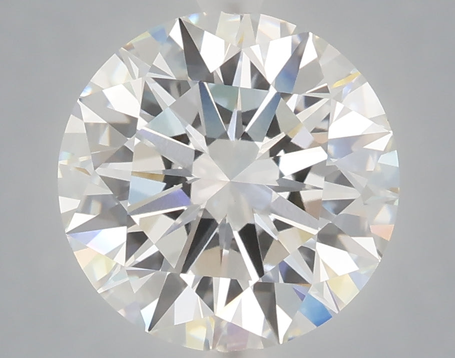 4.06 Carat Round Shaped, Excellent Cut, E Color, VVS2 Clarity, IGI Certified Lab Grown Diamond