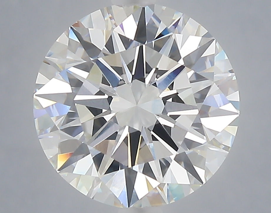 4.01 Carat Round Shaped, Excellent Cut, F Color, VVS2 Clarity, IGI Certified Lab Grown Diamond