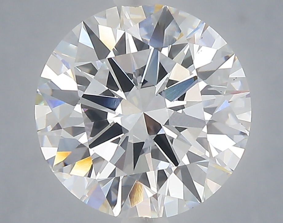 4.00 Carat Round Shaped, Excellent Cut, E Color, VS2 Clarity, IGI Certified Lab Grown Diamond