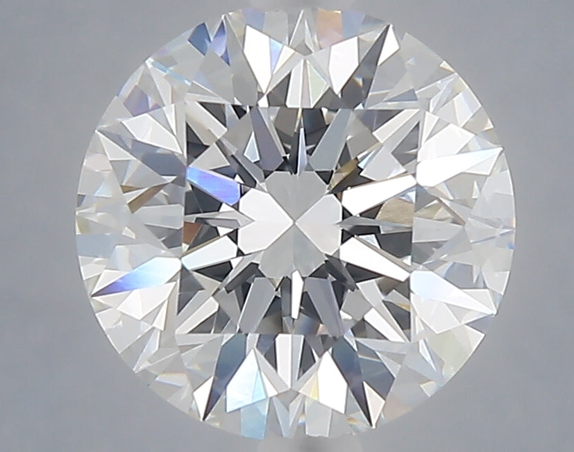 3.02 Carat Round Shaped, Excellent Cut, D Color, VVS2 Clarity, IGI Certified Lab Grown Diamond
