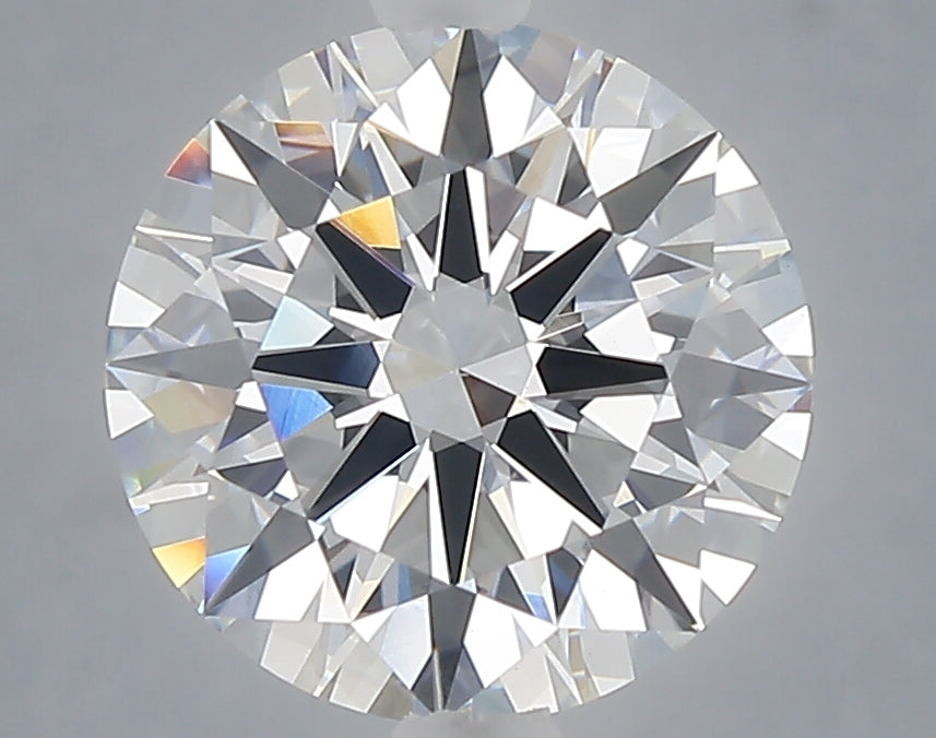 3.04 Carat Round Shaped, Excellent Cut, D Color, VVS2 Clarity, IGI Certified Lab Grown Diamond