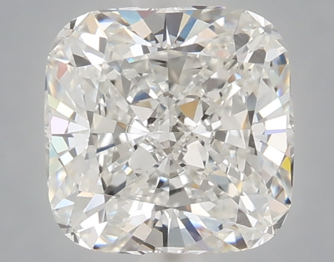 2.10 Carat Cushion Shaped, Ideal Cut, E Color, VVS2 Clarity, IGI Certified Lab Grown Diamond