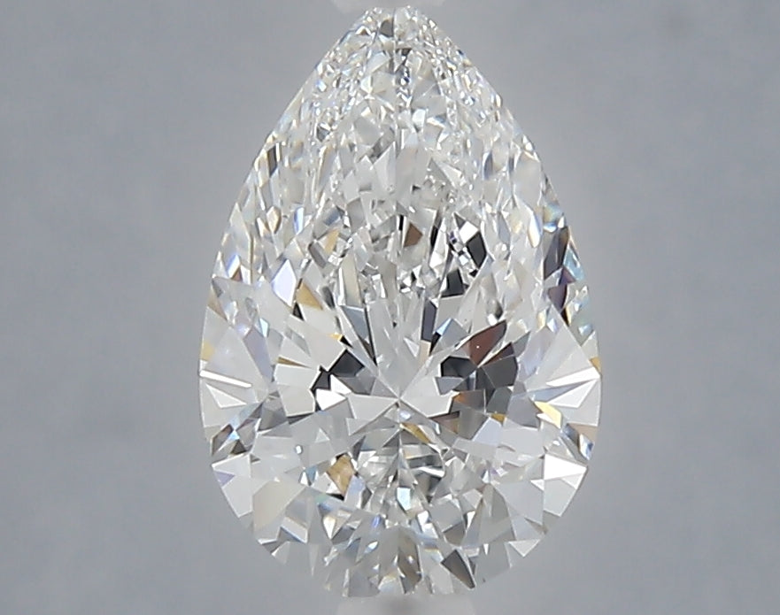 1.59 Carat Pear Shaped, Ideal Cut, E Color, VS1 Clarity, IGI Certified Lab Grown Diamond