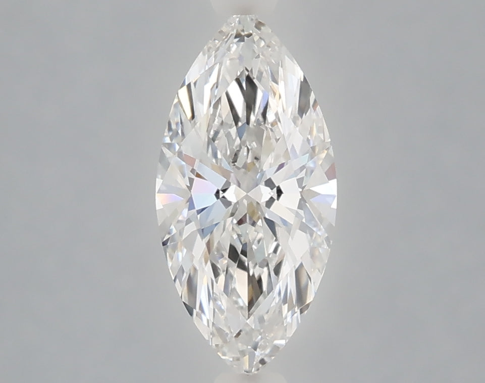 1.09 Carat Marquise Shaped, Ideal Cut, D Color, VVS2 Clarity, IGI Certified Lab Grown Diamond