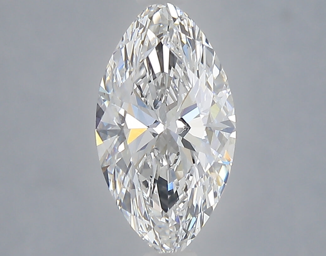 1.10 Carat Marquise Shaped, Ideal Cut, D Color, VVS2 Clarity, IGI Certified Lab Grown Diamond