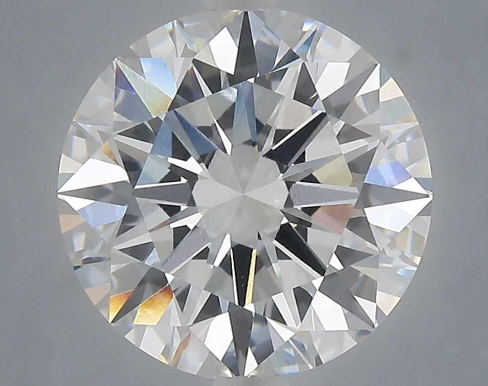 5.02 Carat Round Shaped, Excellent Cut, E Color, VVS2 Clarity, IGI Certified Lab Grown Diamond