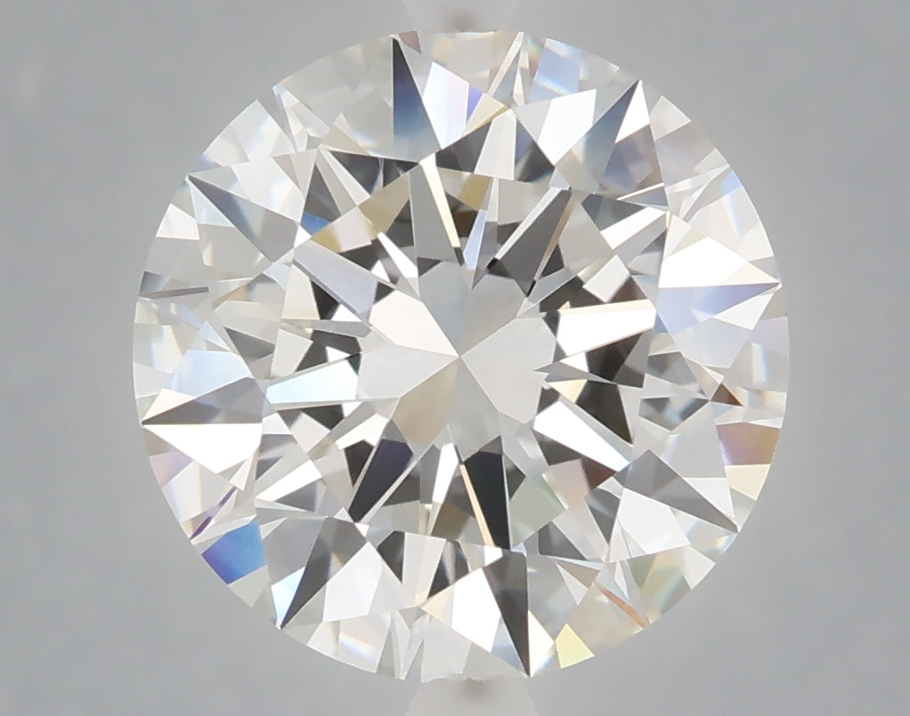5.05 Carat Round Shaped, Excellent Cut, F Color, VVS2 Clarity, IGI Certified Lab Grown Diamond