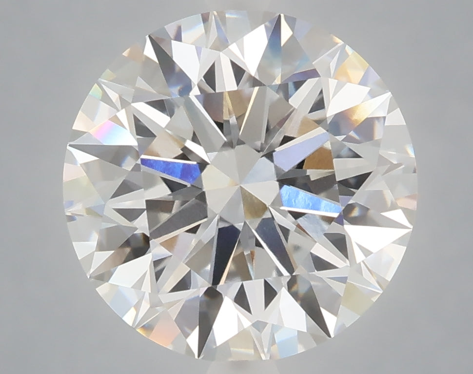 5.06 Carat Round Shaped, Excellent Cut, F Color, VVS2 Clarity, IGI Certified Lab Grown Diamond