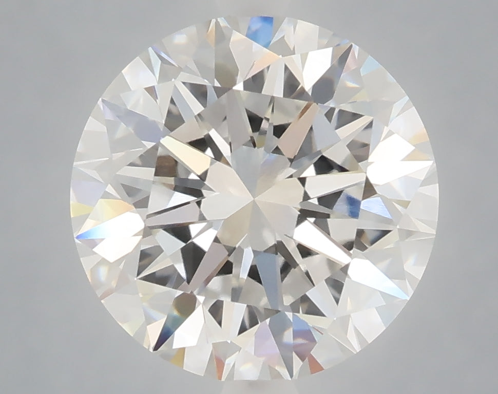 5.00 Carat Round Shaped, Excellent Cut, F Color, VVS2 Clarity, IGI Certified Lab Grown Diamond