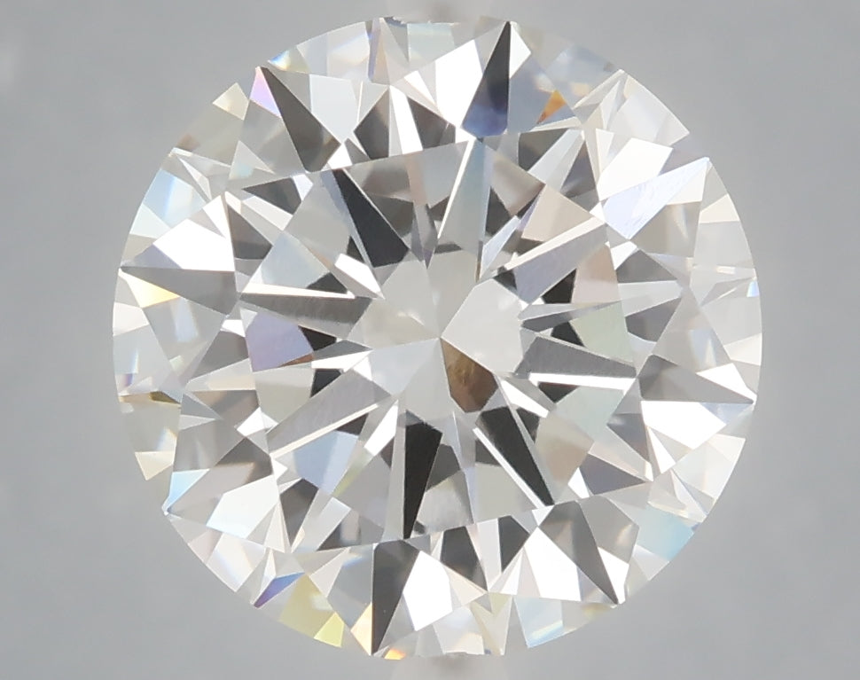5.08 Carat Round Shaped, Excellent Cut, F Color, VVS2 Clarity, IGI Certified Lab Grown Diamond