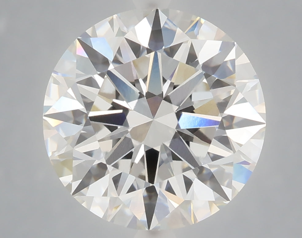 5.04 Carat Round Shaped, Ideal Cut, F Color, VVS2 Clarity, IGI Certified Lab Grown Diamond