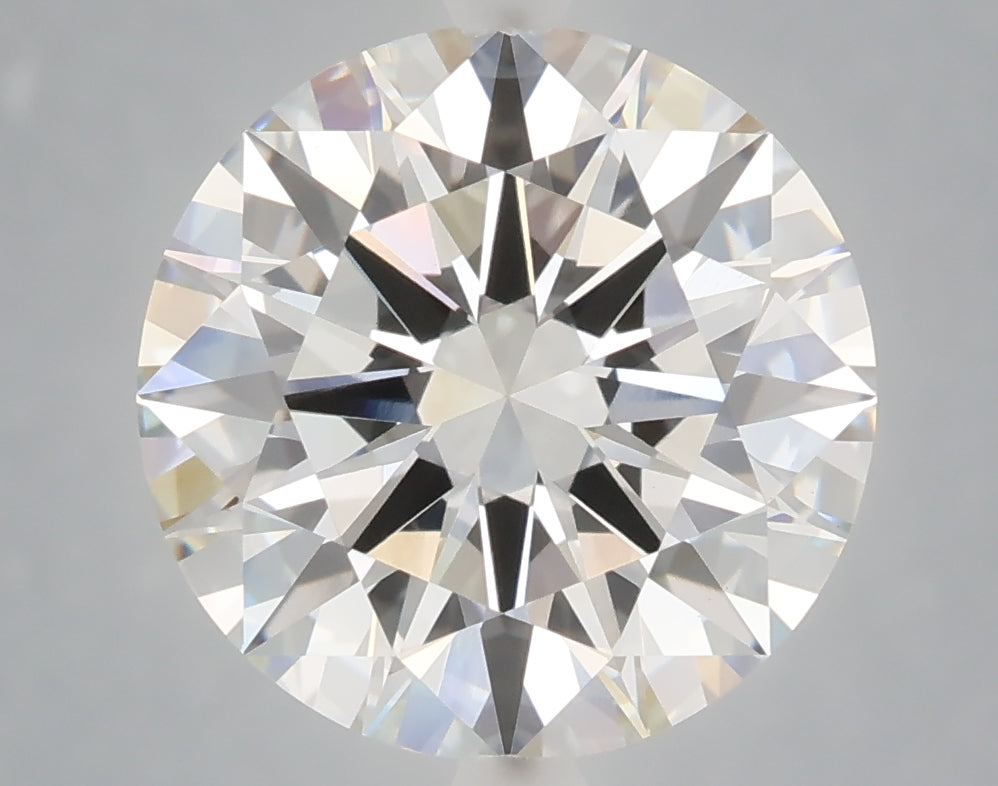 5.01 Carat Round Shaped, Ideal Cut, F Color, VVS2 Clarity, IGI Certified Lab Grown Diamond