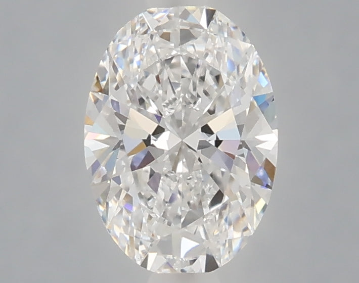 1.09 Carat Oval Shaped, Ideal Cut, D Color, VVS2 Clarity, IGI Certified Lab Grown Diamond