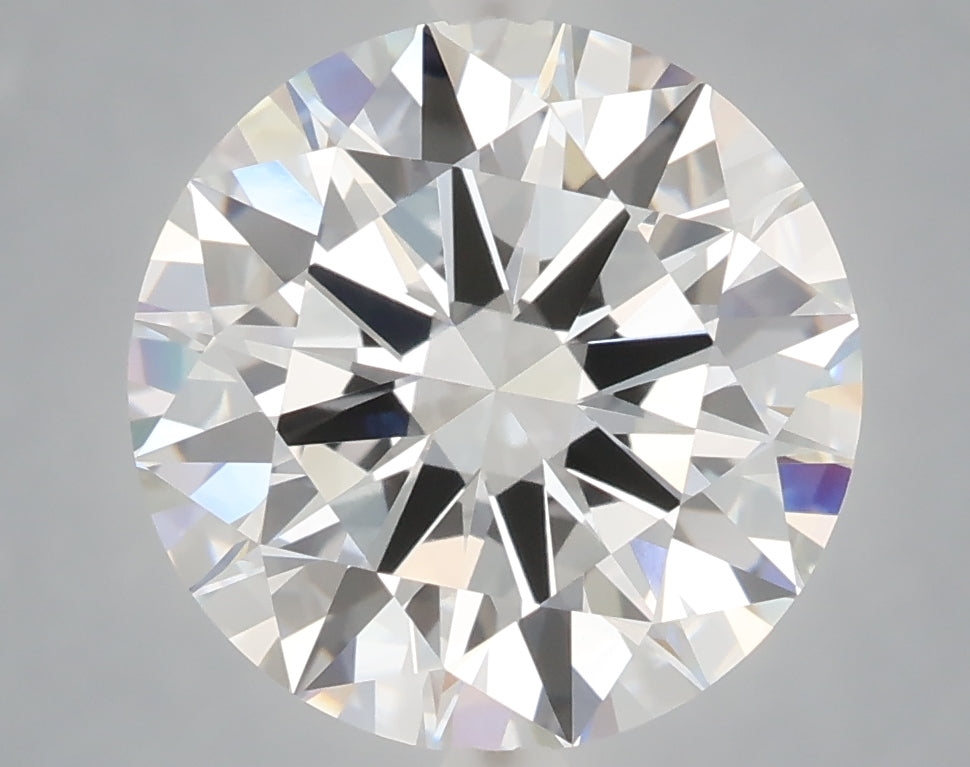 5.03 Carat Round Shaped, Excellent Cut, E Color, VVS2 Clarity, IGI Certified Lab Grown Diamond