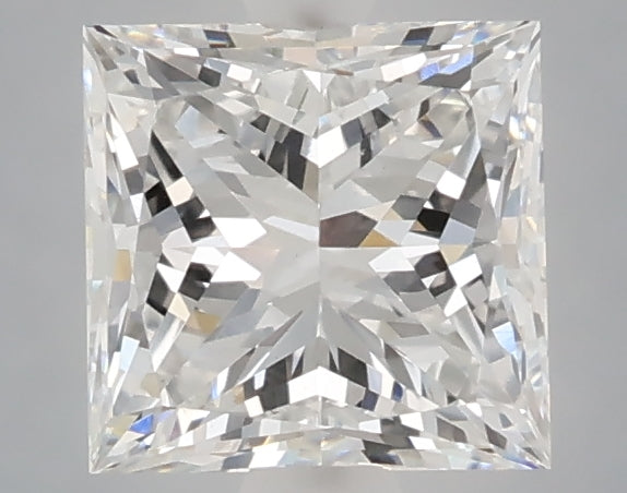 1.55 Carat Princess Shaped, Very Good Cut, E Color, VS1 Clarity, IGI Certified Lab Grown Diamond