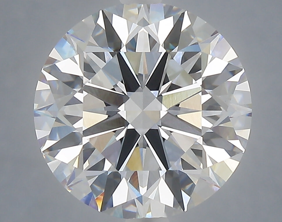 5.06 Carat Round Shaped, Excellent Cut, E Color, VVS2 Clarity, IGI Certified Lab Grown Diamond