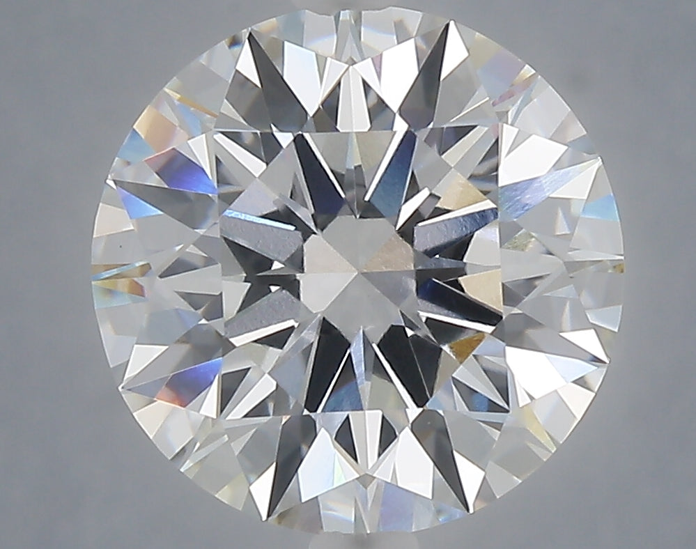 5.20 Carat Round Shaped, Ideal Cut, E Color, VVS2 Clarity, IGI Certified Lab Grown Diamond