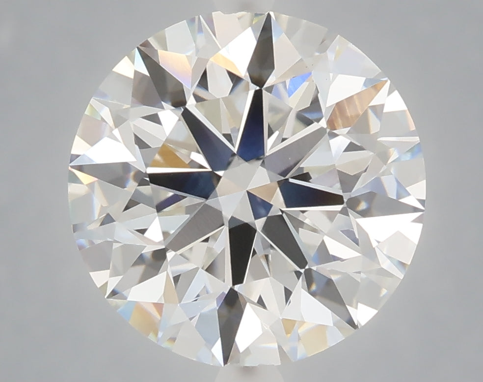 5.04 Carat Round Shaped, Excellent Cut, F Color, VVS2 Clarity, IGI Certified Lab Grown Diamond