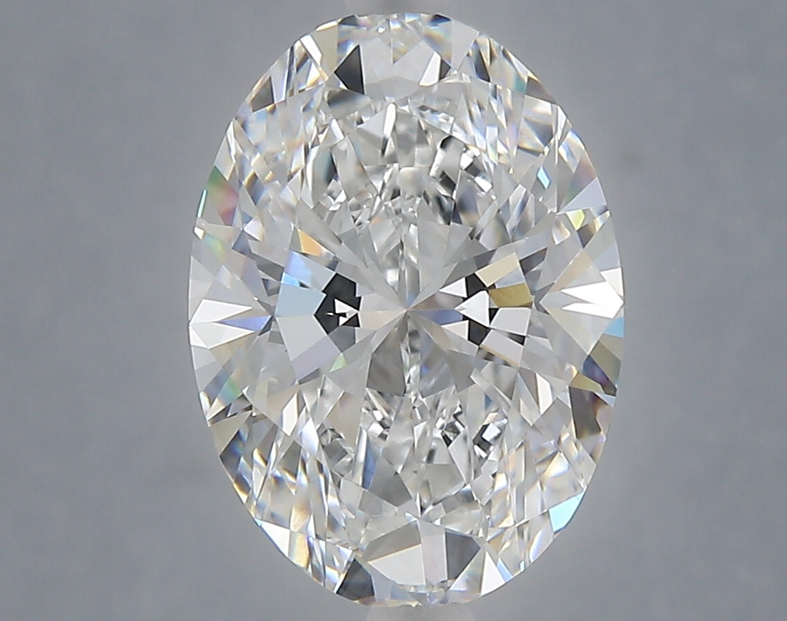 4.32 Carat Oval Shaped, Ideal Cut, D Color, VVS2 Clarity, IGI Certified Lab Grown Diamond