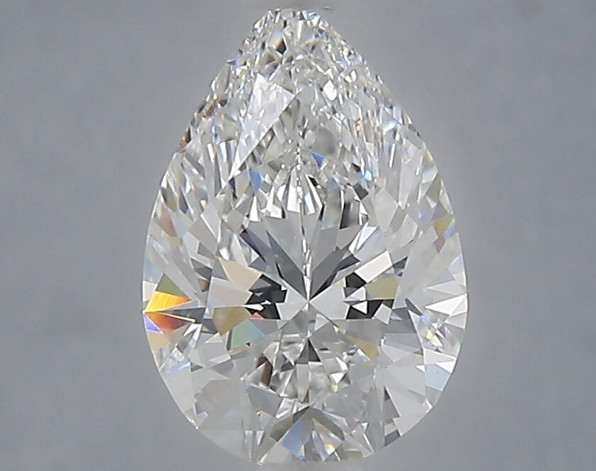1.56 Carat Pear Shaped, Ideal Cut, D Color, VS1 Clarity, IGI Certified Lab Grown Diamond