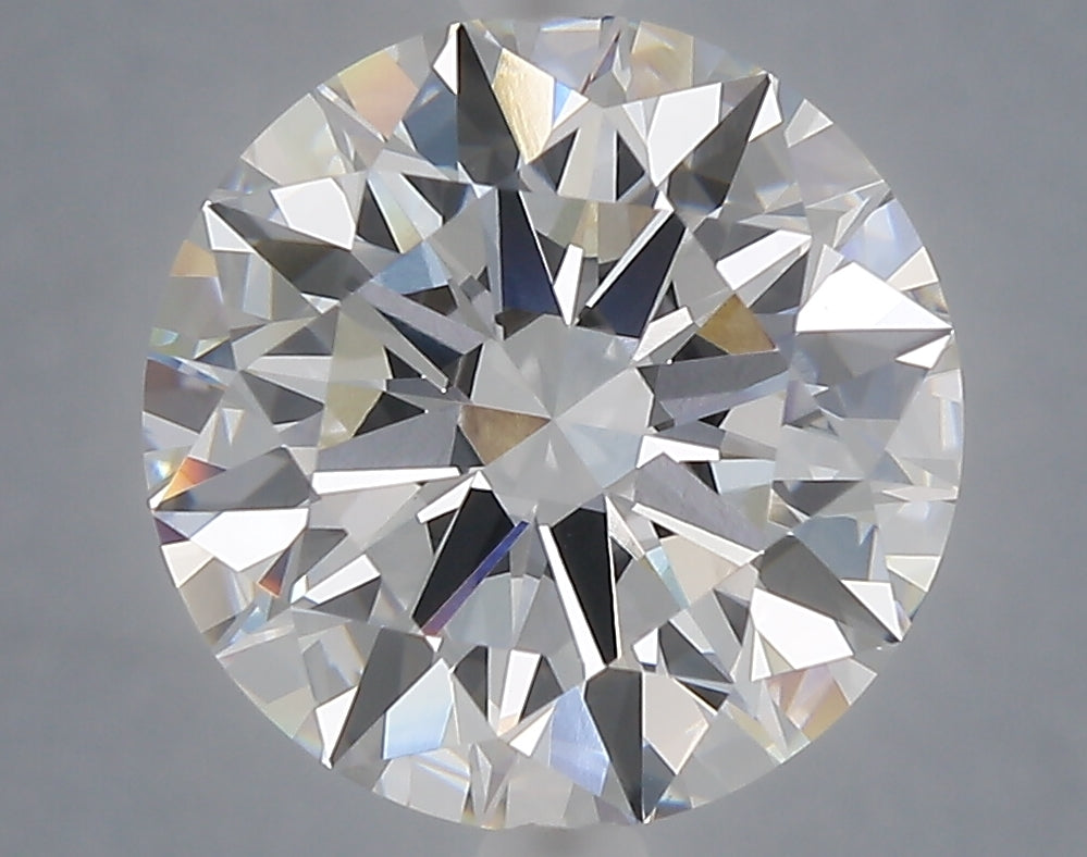 5.05 Carat Round Shaped, Ideal Cut, F Color, VVS2 Clarity, IGI Certified Lab Grown Diamond