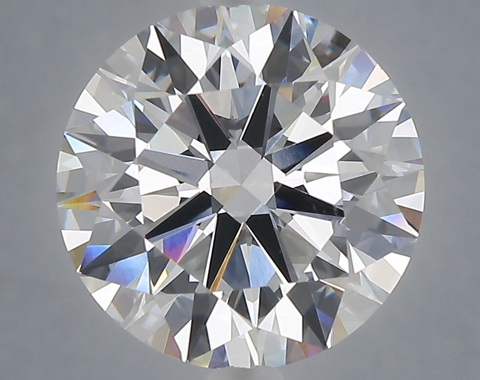 5.00 Carat Round Shaped, Excellent Cut, E Color, VVS2 Clarity, IGI Certified Lab Grown Diamond