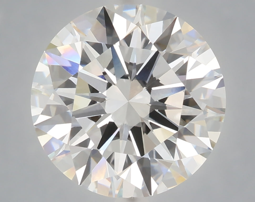 5.01 Carat Round Shaped, Ideal Cut, F Color, VVS2 Clarity, IGI Certified Lab Grown Diamond