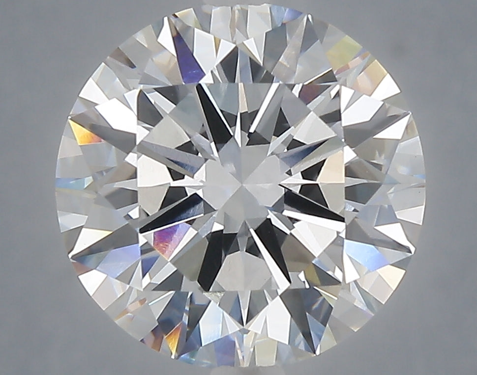 5.01 Carat Round Shaped, Excellent Cut, E Color, VVS2 Clarity, IGI Certified Lab Grown Diamond