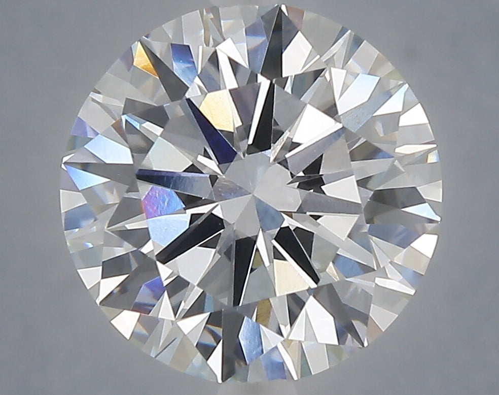 5.01 Carat Round Shaped, Excellent Cut, E Color, VVS2 Clarity, IGI Certified Lab Grown Diamond