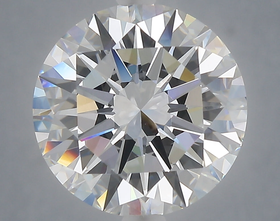 5.01 Carat Round Shaped, Excellent Cut, E Color, VVS2 Clarity, IGI Certified Lab Grown Diamond