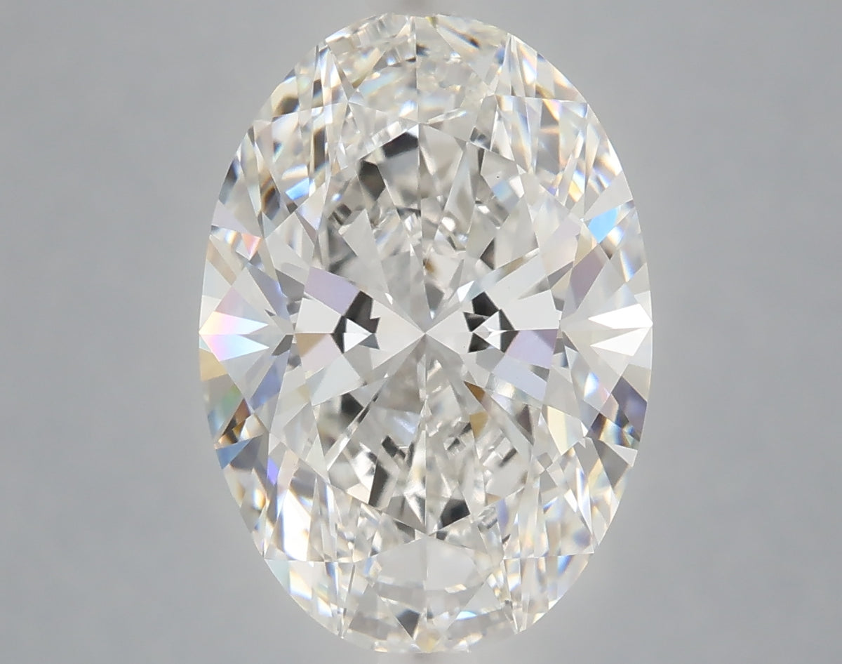 5.23 Carat Oval Shaped, Ideal Cut, E Color, VVS2 Clarity, IGI Certified Lab Grown Diamond
