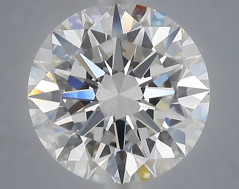 5.02 Carat Round Shaped, Excellent Cut, E Color, VVS2 Clarity, IGI Certified Lab Grown Diamond
