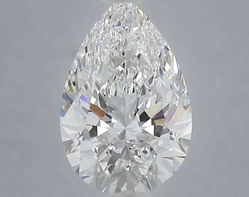 1.58 Carat Pear Shaped, Ideal Cut, D Color, VVS2 Clarity, IGI Certified Lab Grown Diamond