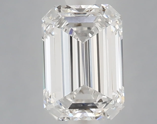 1.09 Carat Emerald Shaped, Ideal Cut, E Color, VVS2 Clarity, IGI Certified Lab Grown Diamond
