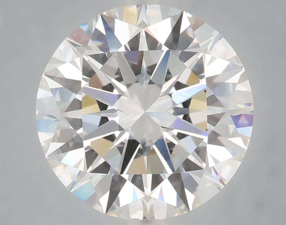 5.04 Carat Round Shaped, Excellent Cut, E Color, VVS2 Clarity, IGI Certified Lab Grown Diamond