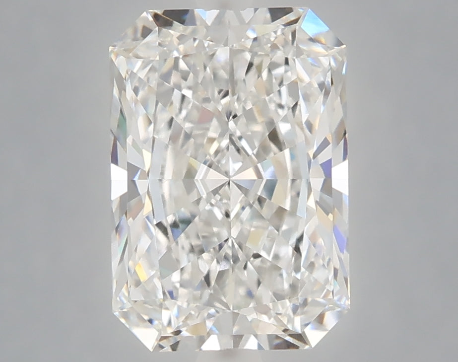 3.07 Carat Radiant Shaped, Ideal Cut, D Color, VVS2 Clarity, IGI Certified Lab Grown Diamond
