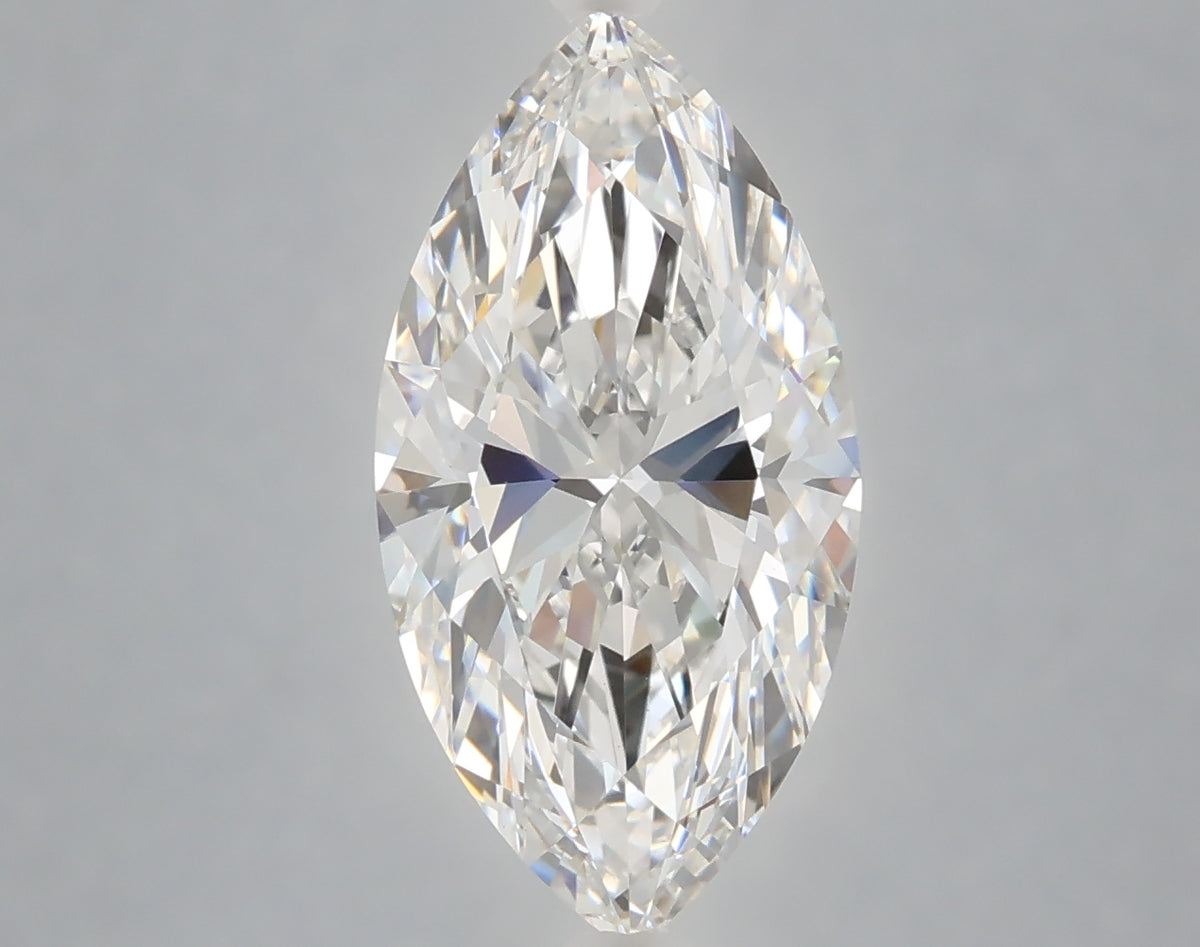 3.25 Carat Marquise Shaped, Ideal Cut, E Color, VVS2 Clarity, IGI Certified Lab Grown Diamond