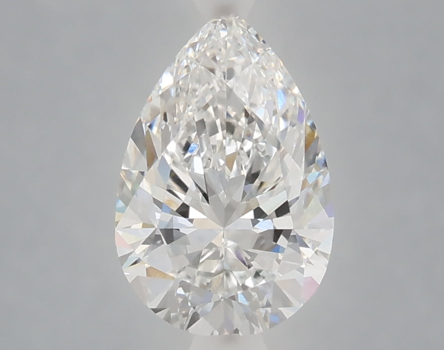 1.54 Carat Pear Shaped, Ideal Cut, D Color, VVS2 Clarity, IGI Certified Lab Grown Diamond