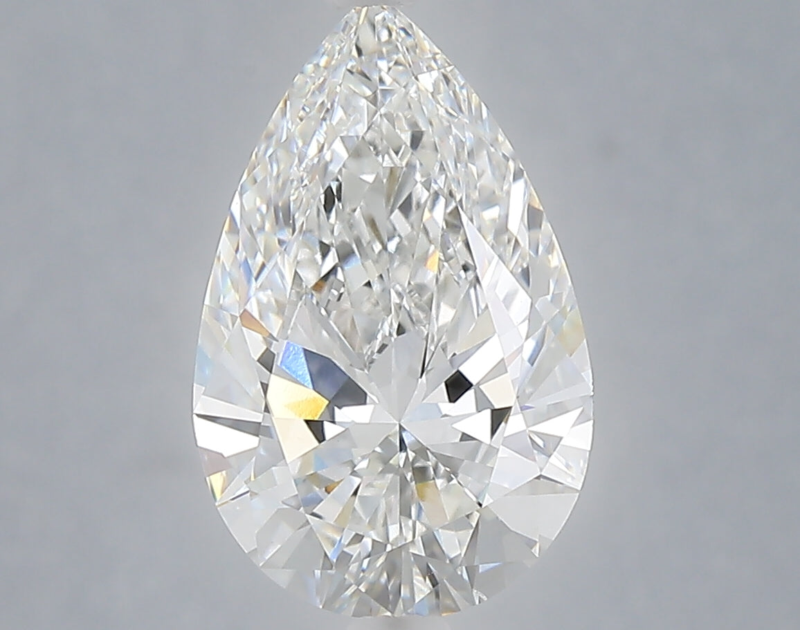3.10 Carat Pear Shaped, Ideal Cut, E Color, VS1 Clarity, IGI Certified Lab Grown Diamond
