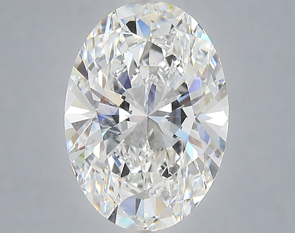 3.09 Carat Oval Shaped, Ideal Cut, E Color, VVS2 Clarity, IGI Certified Lab Grown Diamond