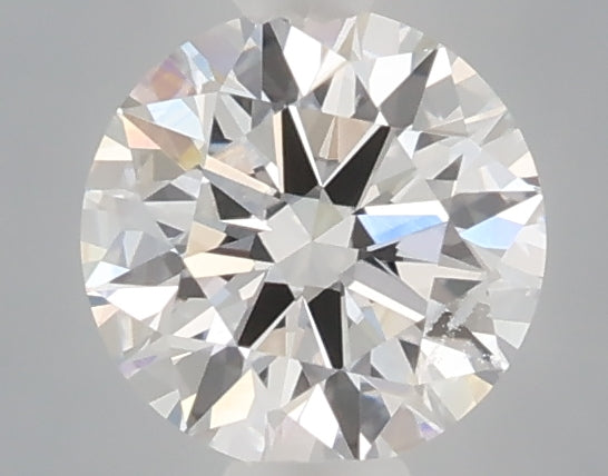 0.53 Carat Round Shaped, Excellent Cut, E Color, VVS2 Clarity, IGI Certified Lab Grown Diamond