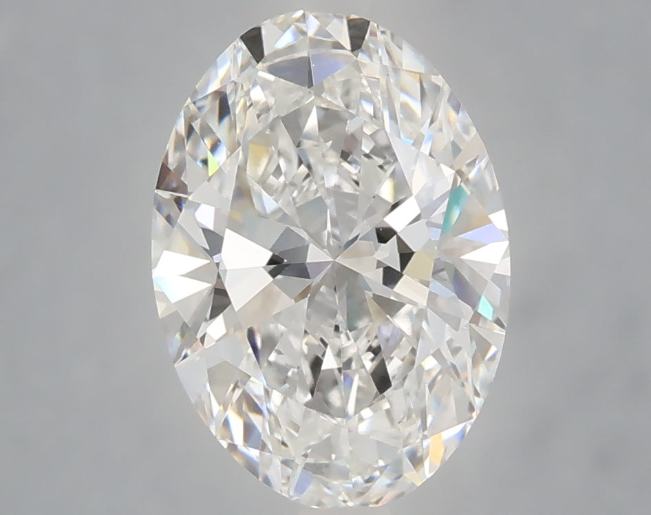 2.51 Carat Oval Shaped, Ideal Cut, D Color, VS1 Clarity, IGI Certified Lab Grown Diamond