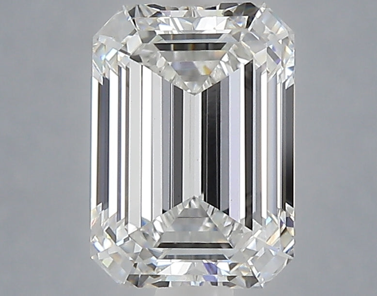 2.07 Carat Emerald Shaped, Ideal Cut, E Color, VVS2 Clarity, IGI Certified Lab Grown Diamond